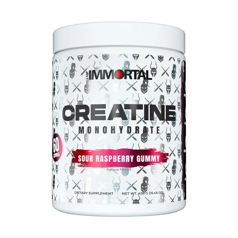 I Am Immortal Creatine Monohydrate 3rd Party Tested, Tubs, Sticks