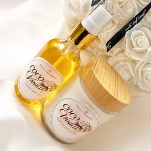 Only The Real Coco Vanille Classic Bundle (6 oz Rinse-Off Body Butter + 2 oz Body Oil), Moisturizer, Body Care