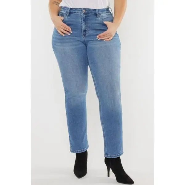 Kancan Full Size Cat's Whiskers High Waist Jeans