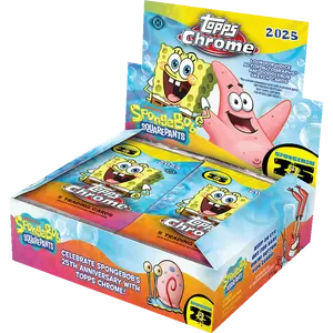 2025 Topps Chrome Spongebob Squarepants 25th Anniversary Hobby
