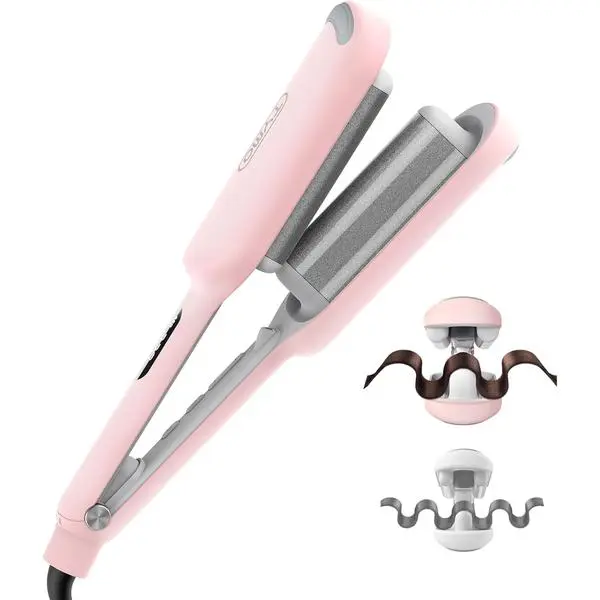 Curling Iron Hair Crimper Waver, TYMO ROVY Beach Waves Hair Curler