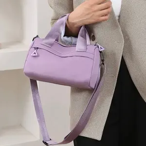 Small mini gym duffel weekender multipurpose bag Canvas Plain