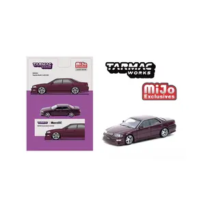 Tarmac Works 1:64 VERTEX Toyota Mark II JZX100 Purple Global64 MiJo Exclusives