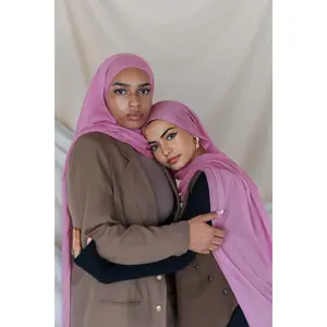VELA Celestial Pink Solid Modal Hijab