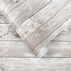 Contact Paper Peel and Stick Wallpaper Wood Grain Contact Paper for Cabinets Countertop Waterproof Removable Wallpaper Self Adhesive Decorative Shiplap Papel Tapiz para Pared 17.7''x78.7''