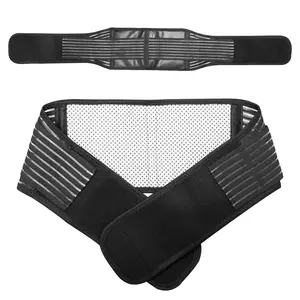 Healthcare Adjustable Self-Heating Magnetic Therapy Waist Support Belt - Breathable Lumbar Brace for Back Pain Relief