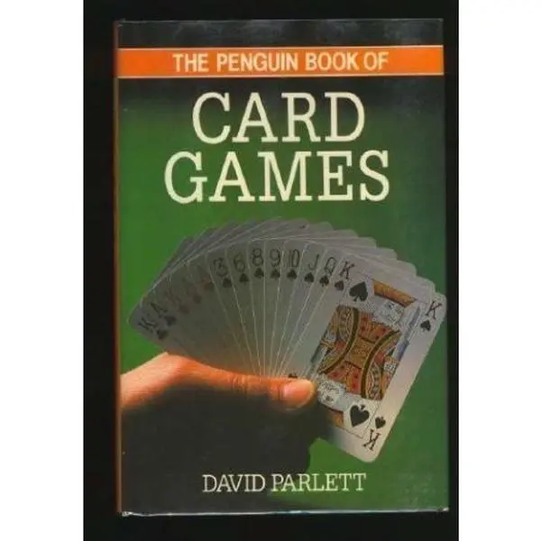Used Hardcover Book - The Penguin Book Of Card Games by David Parlett (English) - Includes Bridge, Poker, Hearts, Cribbage Rules for Literature Enthusiasts