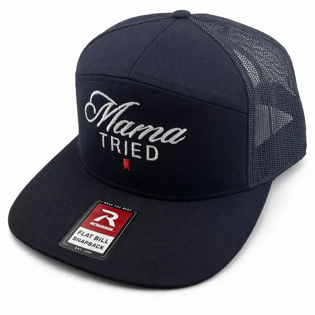 Richardson 168 Unisex Snapback Hats - Flat Bill, Breathable Mesh, Embroidered Brand Logo Cap, Adjustable Men's Funny Snapback Hats, Funny Hat Graphic Trucker Hat Casual Hat High Quality Hat