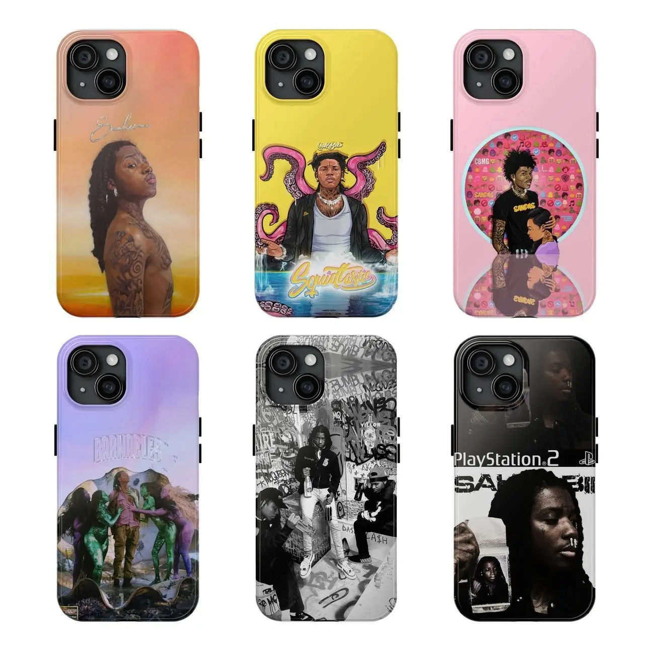 SahBabii Phone Case for iPhone & Samsung Galaxy, Atlanta Rap Aesthetic, Alternative Hip Hop Fan Gift, Gen Z Streetwear Vibes, Viral TikTok Trend USA 2026, Underground Trap Music Inspired Design, Cool Urban Artist Style 3