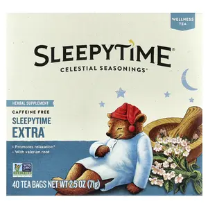 Celestial Seasonings Wellness Tea, Sleepytime Extra®, Caffeine Free, 40 Tea Bags, 2.5 oz (71 g)