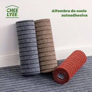 Self-adhesive carpet rolls for slip-resistant surfaces. Self-adhesive soft mat tiles for doormats or bathroom mats. Carpets with a tearand-stick design, versatile sticky carpet rolls for office spaces, Living Room Rug. Pet pads.