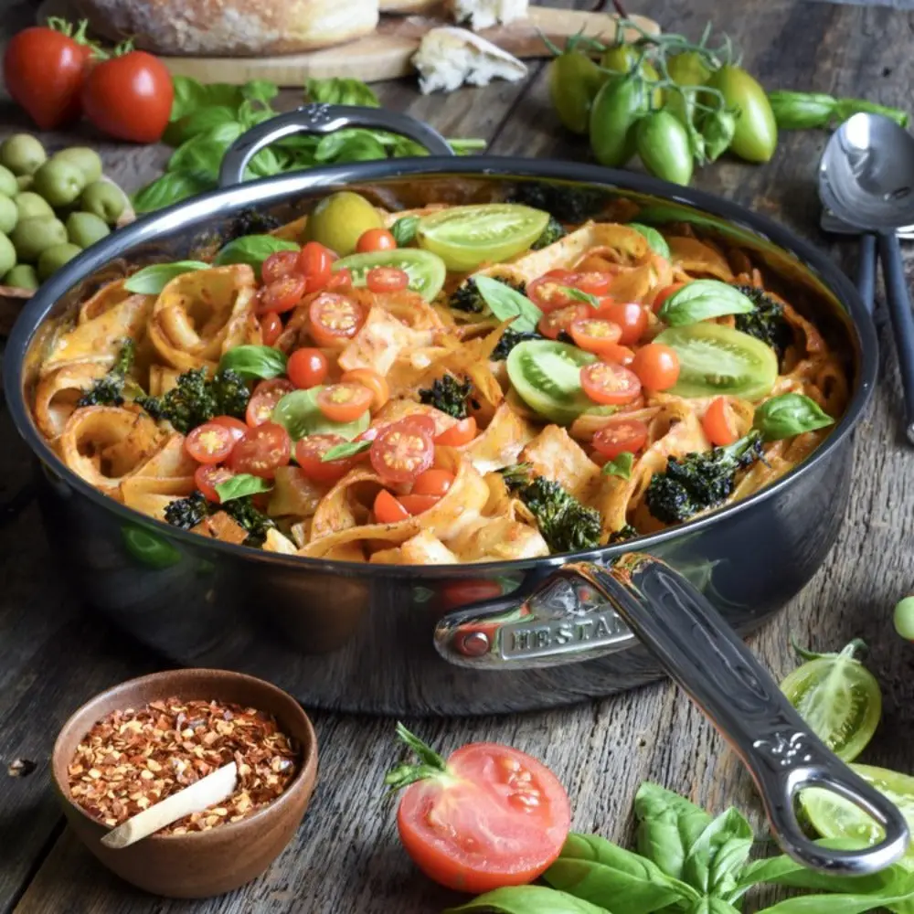 Hestan NanoBond Titanium Covered Sauté with Helper Handle