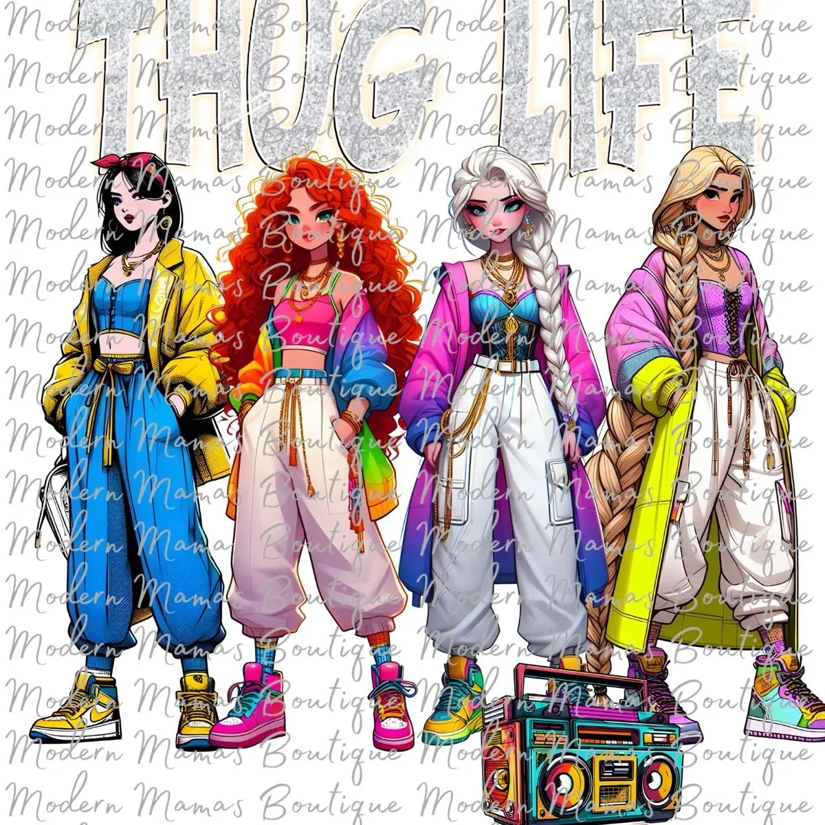 Thug life sublimation transfers