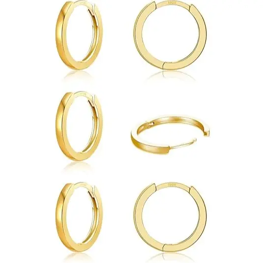 J-Gold 3Pairs 8mm