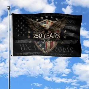 250th Anniversary American Flag House Flag Outdoor Double-Sided Patriotic Decor
