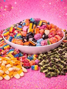 1lb International Flavors - A Mix of Holland Brazil Italy and Turkey Candies for Global Sweet Lovers