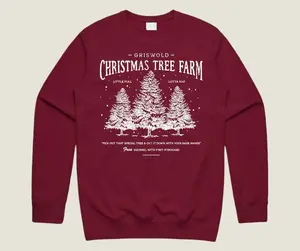 Griswold Christmas Tree Farm Jumper – Funny Retro Xmas Sweater, Cute Holiday Movie Gift for Kids & Adults - Copy