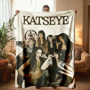 Katseye  Blanket Large Size Soft Lightweight Warm All Season Ideal for Bed Sofa Office Travel Perfect Gift for Family Cozy Throw Blanket