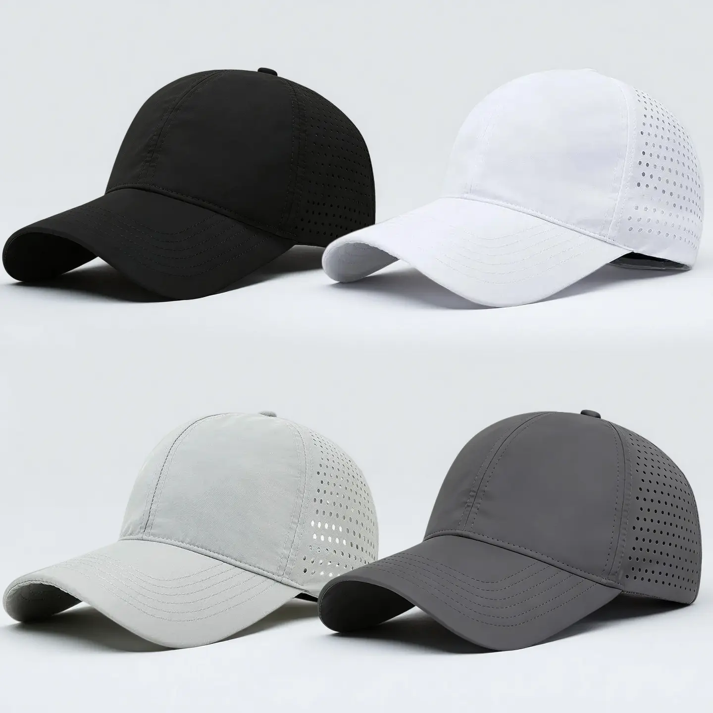 Unisex Lightweight Baseball Cap - Breathable Taslan Mesh, Adjustable Quick-Drying for Running-Hiking, Fitness for Everyone, Golf & Light Outdoor Use, Gym Hat, Cap Hat, Athletic Hats