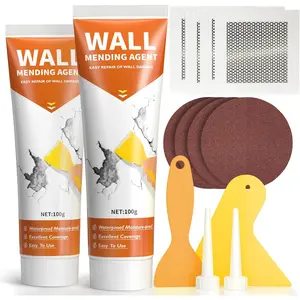 Drywall repair kitspackle wall patch repair kitsimple small wall hole fillerefficient crack repair wall putty pasteplaster ceiling repairapartment friendly