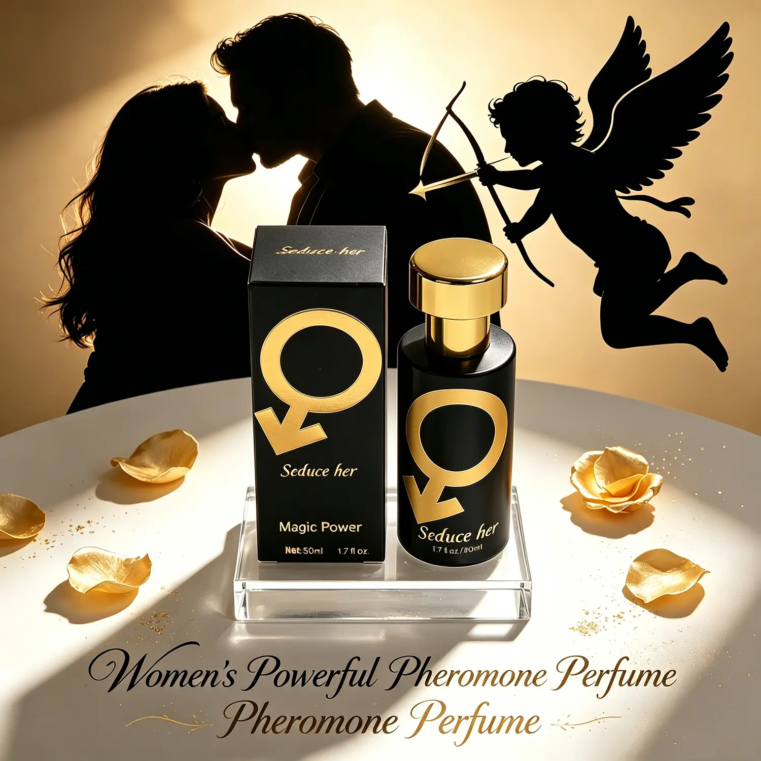 Men's Pheromone Perfume with Exclusive Attraction Formula, Scented All-Day Lasting Liquid Fragrance with Woody Musk and Fruity-Floral Notes, Aroma, Musky, Romantic Gifts, Holiday, Enhancing Presence, All Day Wear