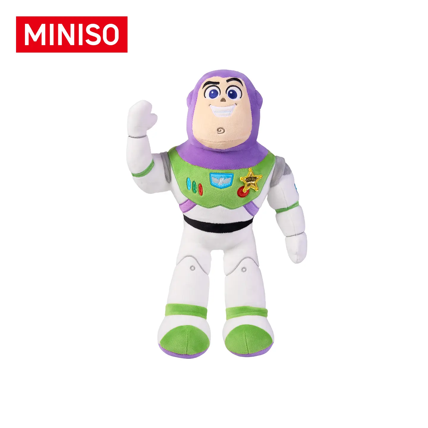 MINISO Official Disney Pixar Toy Story Sitting Plush Doll - Woody Plush Stuffed Toy, Soft Cartoon Collectible Decor, Gift for Fans & Kids, Woody Plush Stuffed Toys, Back To School