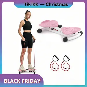 Waist Twist Machine  Can Stand with Feet Apart Double Non-slip No Noise Use Exercise Equipment Abdominal Roller Workout
