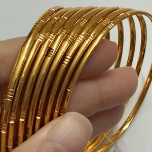 Gold Plated Bangles - 8 Piece Traditional Look with Modern Touch. Check Available Size Bengal Jewelry Set