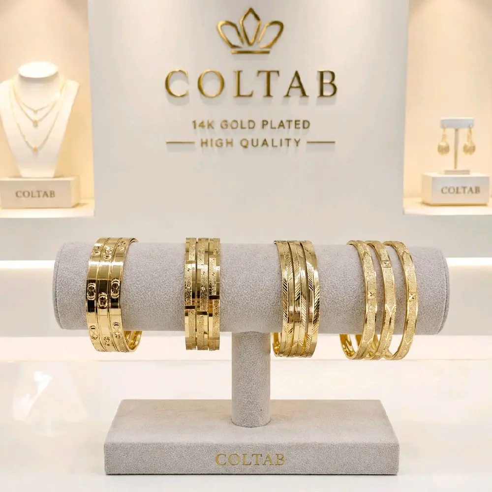 Chunky Bangle 3 pieces 4 diferent styles