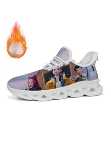Exclusive Recommendation! Anime Style Print, Kpop Vibrant Design, Comfortable Breathable Sole, Cute Kids Casual Shoes