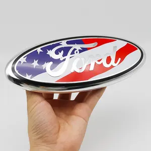 Ford Car Emblem 225x90mm Front Rear Badge for Mondeo Edge Explorer, Hood Trunk Replacement Upgrade Part, Ca Prop 65 Compliant, Vehicle Exterior Decoration