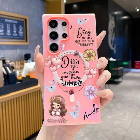 Patrón del plan de Dios Samsung phone case, military grade anti fall, faith phone protective case, suitable for Samsung Galaxy S26 Ultra S25 Ultra S24 S23 S22 A56 A55 A54 A36 A26 A25 A17 A16 A15 phone case, gift preferred - A216