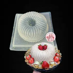 Molde de plástico para gelatina en forma de rosca Plastic