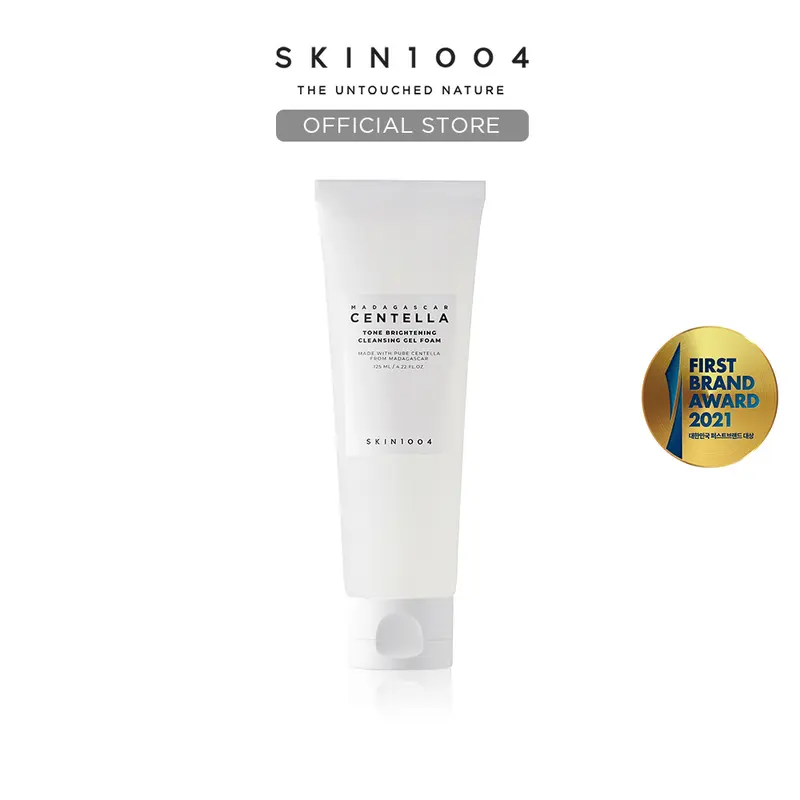 [SKIN1004 Official Shop] Tone Brightening Cleansing Gel Foam 4.22 fl.oz (125ml) - Brightening Capsule Facial Skincare Cleansing Foam