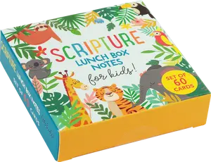 Scripture Lunch Box Notes for Kids! (Set of 60 Cards)
