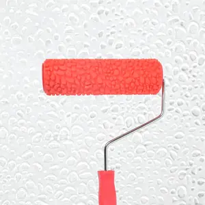 7'' Pattern Paint Roller Texture Roller for Walls Furnitures and Floors Decoration Art Paint DIY Tool(EG104T)