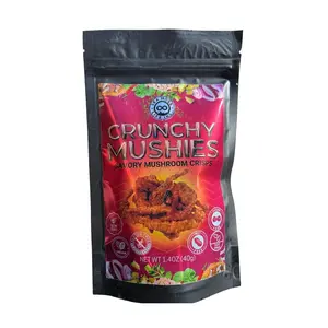 CRUNCHY MUSHIES: Savory Mushroom Snacks  l Sea Moss Infused + Gluten Free + Plant Based