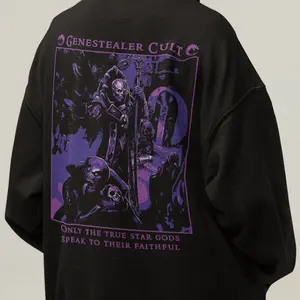 Warhammer 40K Genestealer Cult Hoodie, Hybrid Unisex Graphic Sweatshirt, Hive Mind Tyranid Pullover,  Xenos Fan Apparel