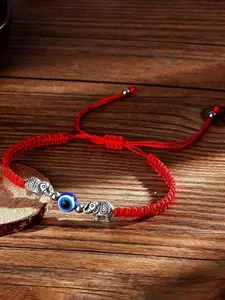 Fashion Creative Evil Eye Design Bracelet, Adjustable Braided Bracelet for Women & Men, Trendy All-match & Exquisite Jewelry for Birthday Gift, Trendy Jewellery Accessories