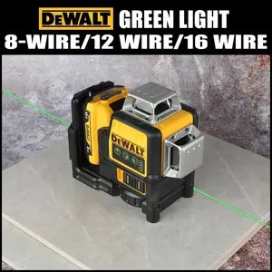 2026 Dewalt DW089LG 3 Sides*360 Degree Vertical 12 Lines Laser Level tools Horizontal Green Light Level Meter Outdoor