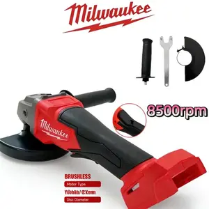 Milwaukee 125mm Brushless Cordless Angle Grinder for Grinding, Cutting and Polishing