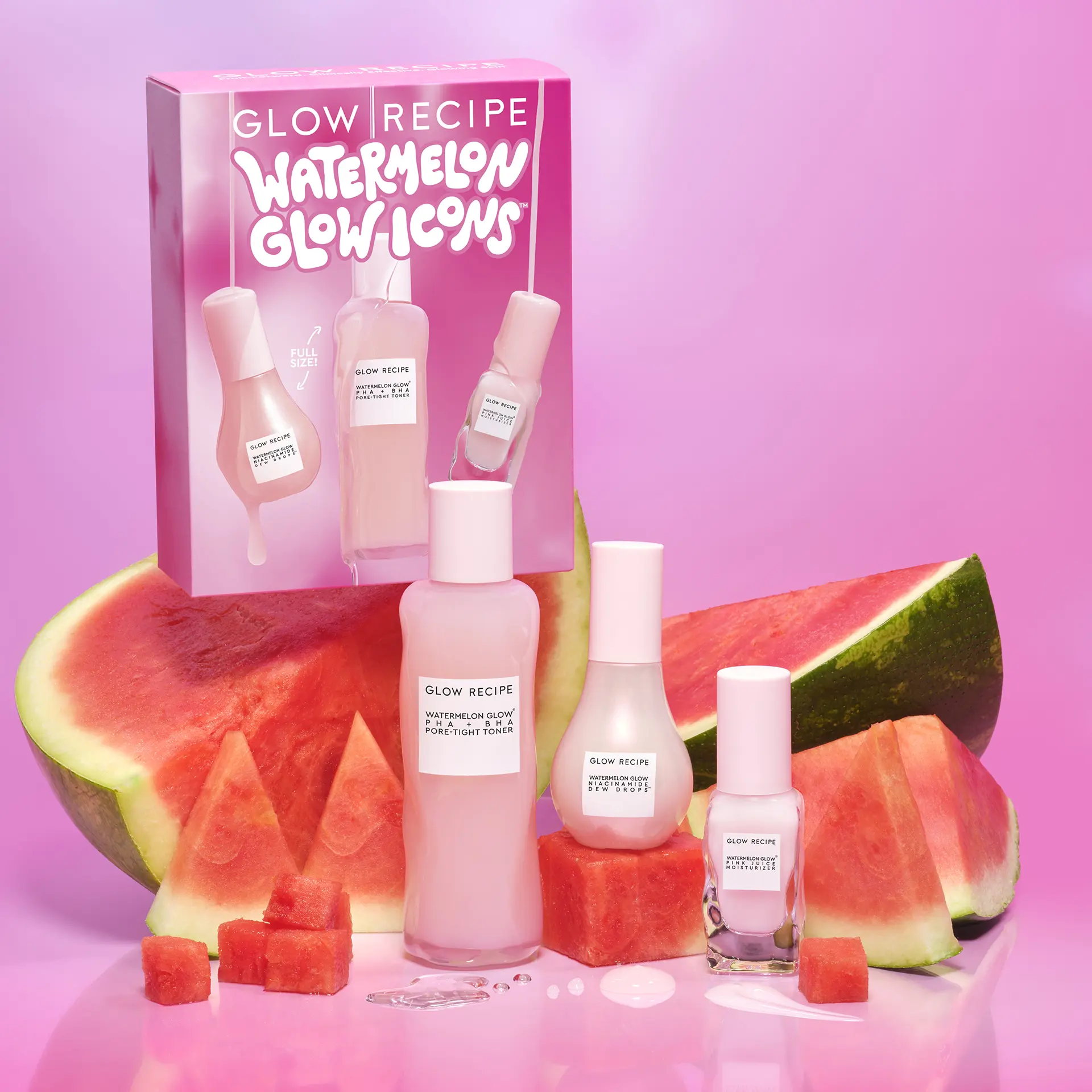 Watermelon Glow Icons