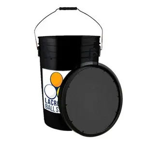 LBS 6 gallon ball bucket with seat cushion lid LBS 6 gallon ball bucket with seat cushion lid