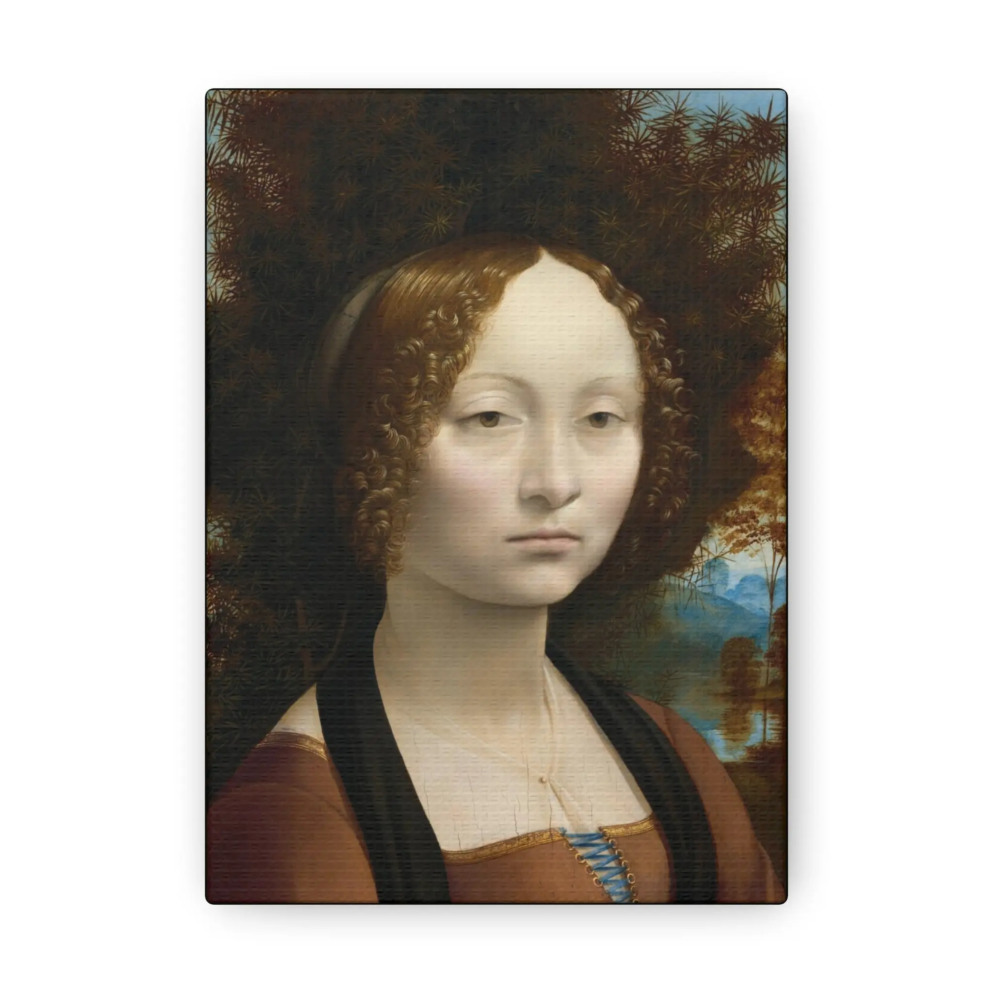 Art For Your Cat - Portrait of Ginevra Benci