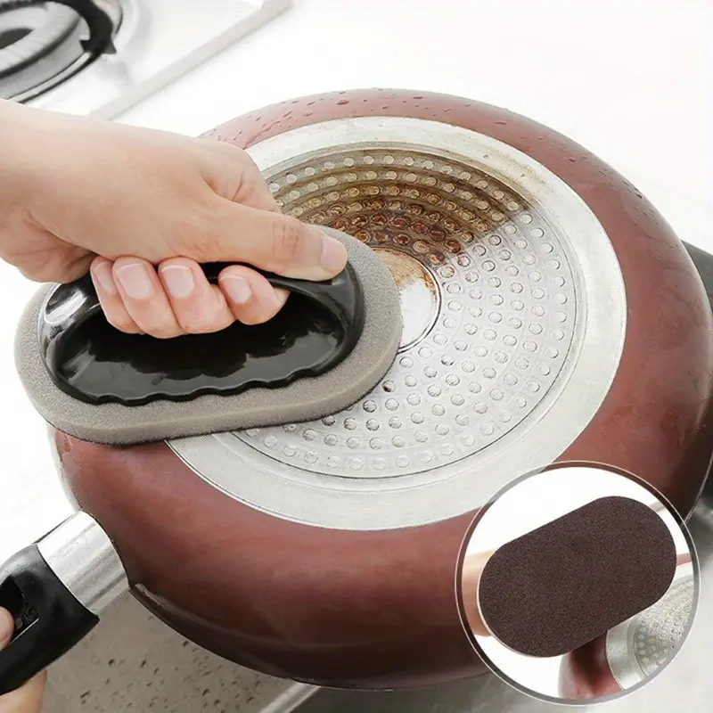2pcs Magic Kitchen Sponge Brushes - Multi-Purpose Home Care Magic Sponges & Scouring Pads