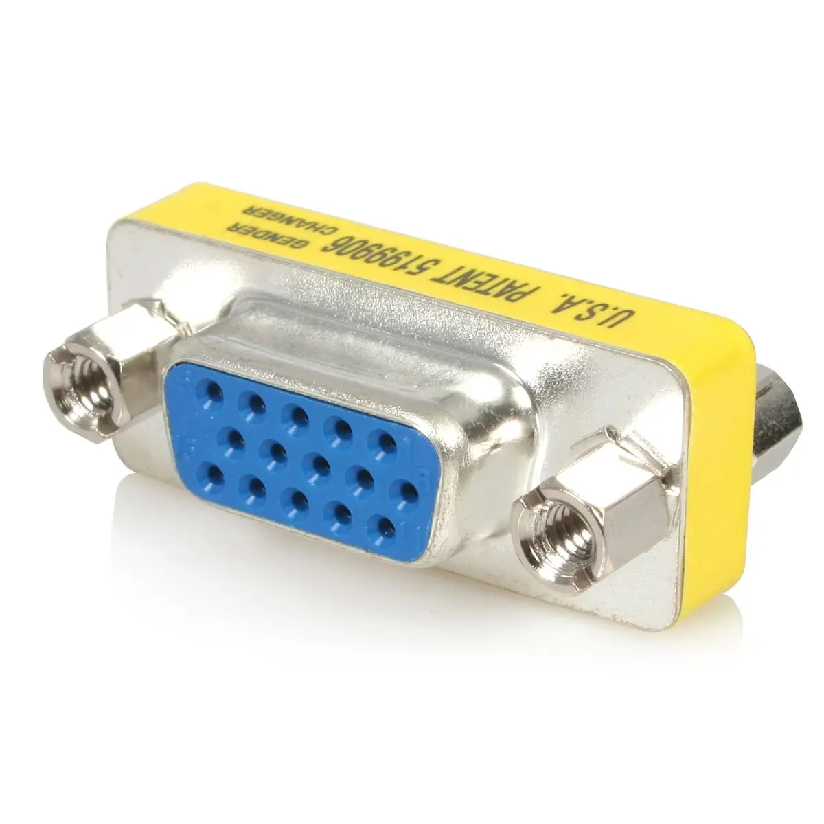 StarTech Slimline Low Profile Gender Changer with VGA HD 15Pin Female Connectors