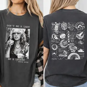 Stevie Nicks Shirt, Don't Be A Lady Be A Legend Shirt, Limited Stevie Nicks Retro T-Shirt, Stevie Nicks Sweatshirt Hoodie EKM