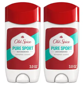 Old Spice Antiperspirant Deodorant For Men, High Endurance, 24/7 Sweat Defense & Odor Protection, 24/7 Freshness & Lasting Scent, Pure Sport Scent, 3.0 oz (Pack of 2)