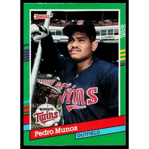Pedro Munoz 1991 Donruss #758c RC Minnesota Twins