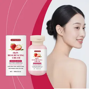 Strawberry Skin Care Cream (100g), Exfoliates Dead Skin Cells, Hydrates and Nourishes, Lightweight Non-Greasy Formula